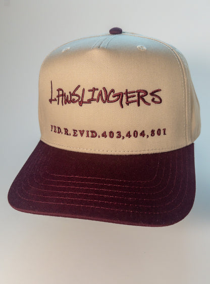 Lawslinger Hat Maroon